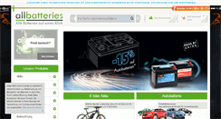 Desktop Screenshot of all-batteries.de