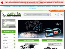 Tablet Screenshot of all-batteries.de